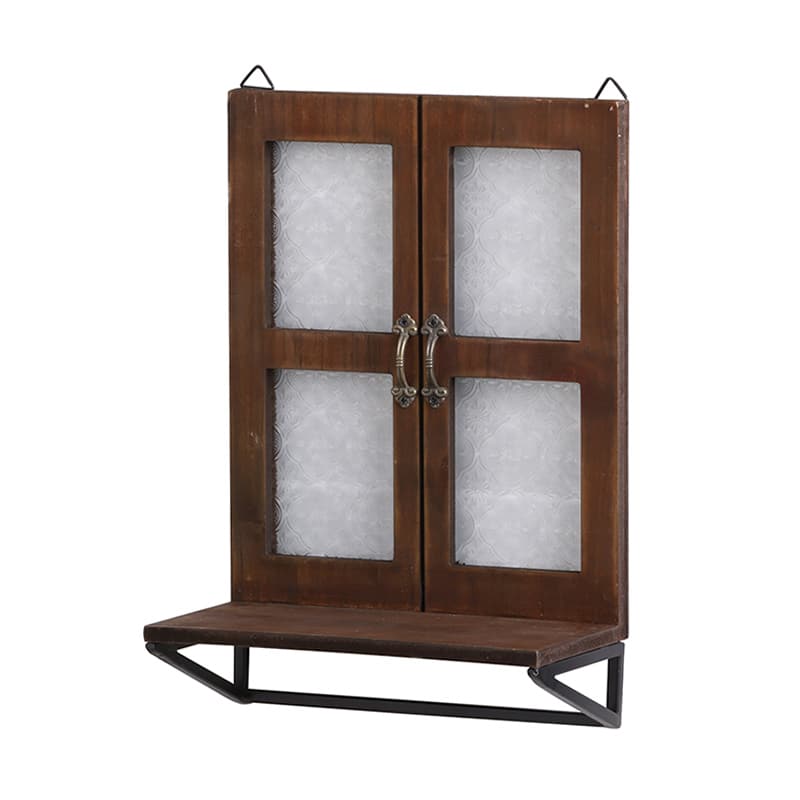 アビテ フローラ・ウォールシェルフ ブラウン MC-103-BR 1個（ご注文単位1個）【直送品】