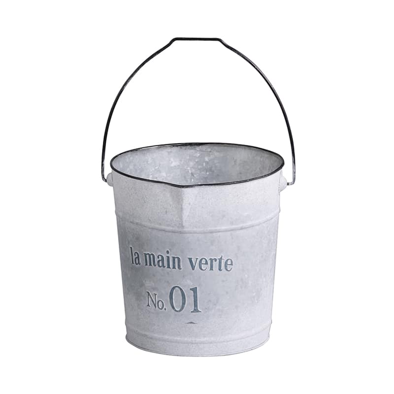 アビテ グランディール・バケツ ホワイト MW-905-WH 1個（ご注文単位1個）【直送品】