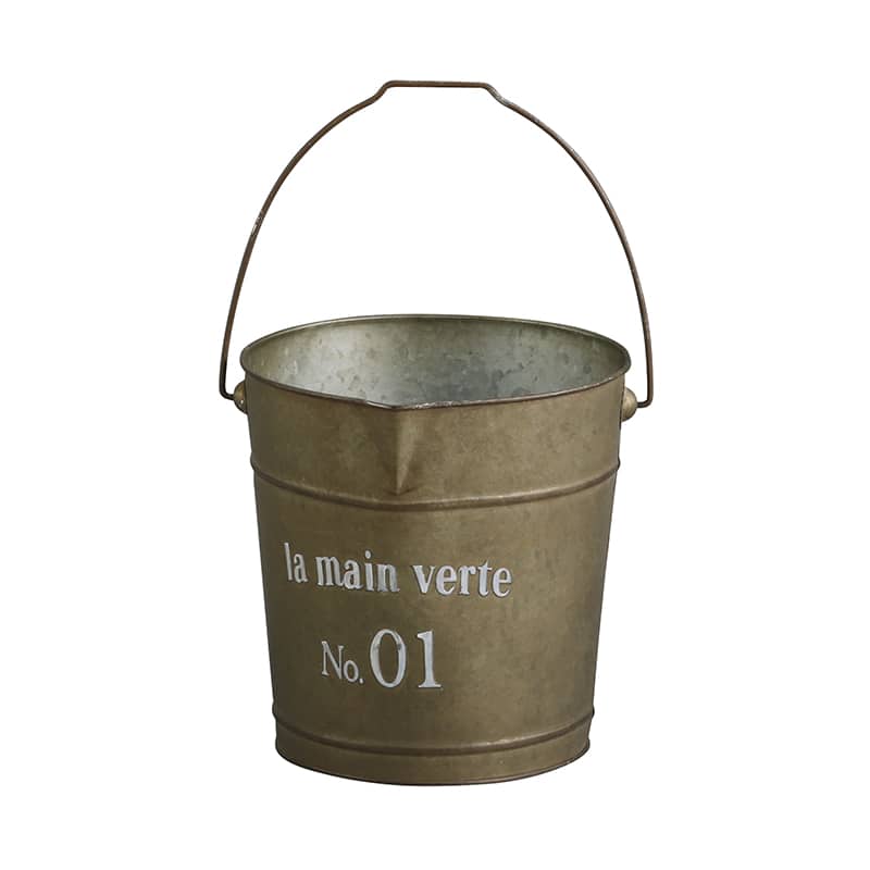 アビテ グランディール・バケツ メタル MW-905-AA 1個（ご注文単位1個）【直送品】