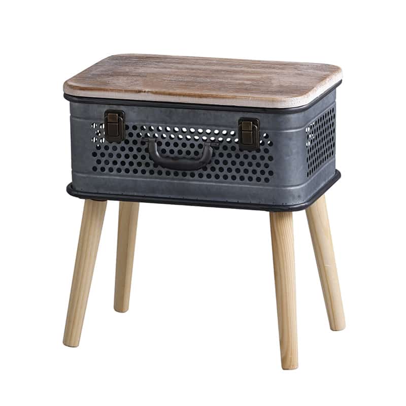 アビテ トランク・ストレージテーブル グレー BJ-101-AA 1個（ご注文単位1個）【直送品】