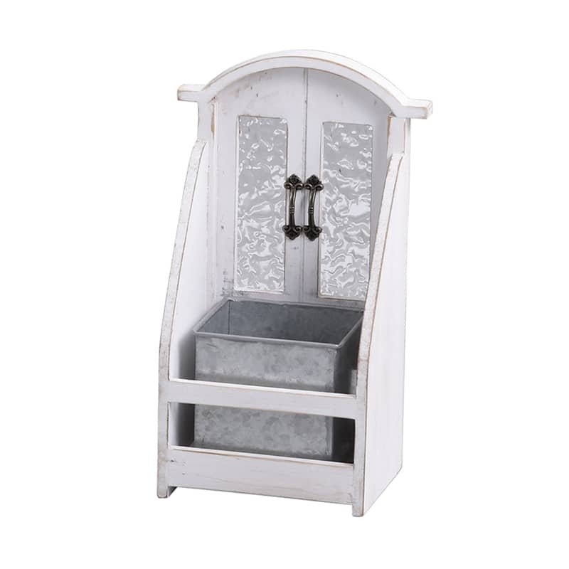 アビテ ヴィトル・フラワーポット ホワイト MC-303-WH 1個（ご注文単位1個）【直送品】