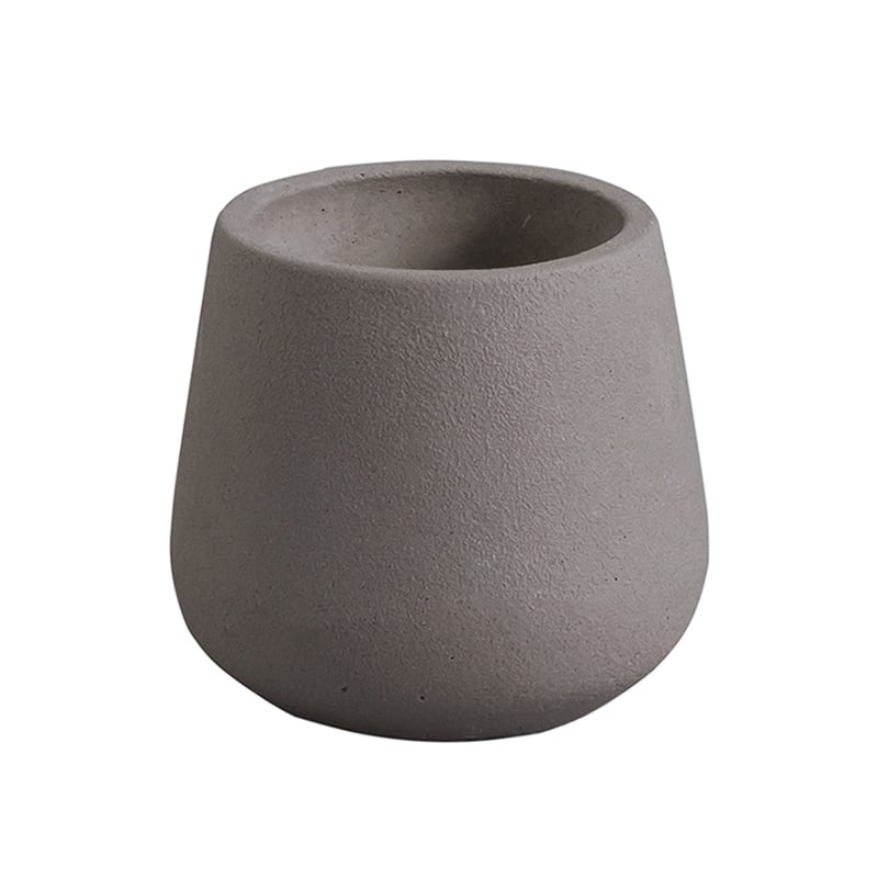 アビテ モノクローム・エッグポット M グレー GOA-902-GY 1個（ご注文単位6個）【直送品】