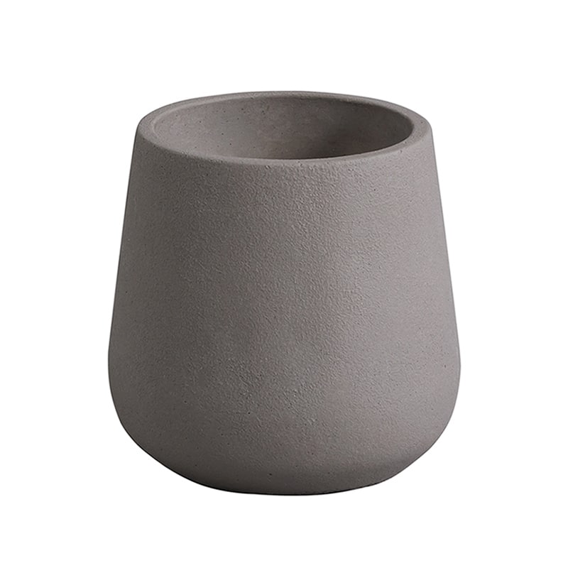 アビテ モノクローム・エッグポット L グレー GOA-903-GY 1個（ご注文単位4個）【直送品】