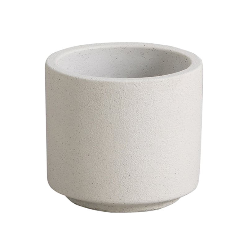 アビテ モノクローム・ポット S ホワイト GOA-904-WH 1個（ご注文単位6個）【直送品】