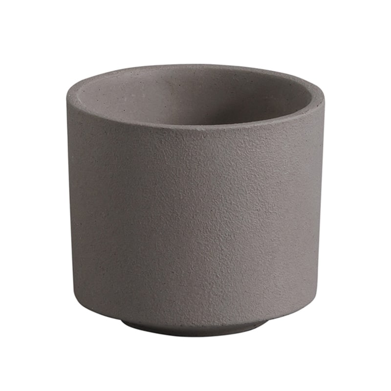 アビテ モノクローム・ポット M グレー GOA-905-GY 1個（ご注文単位4個）【直送品】