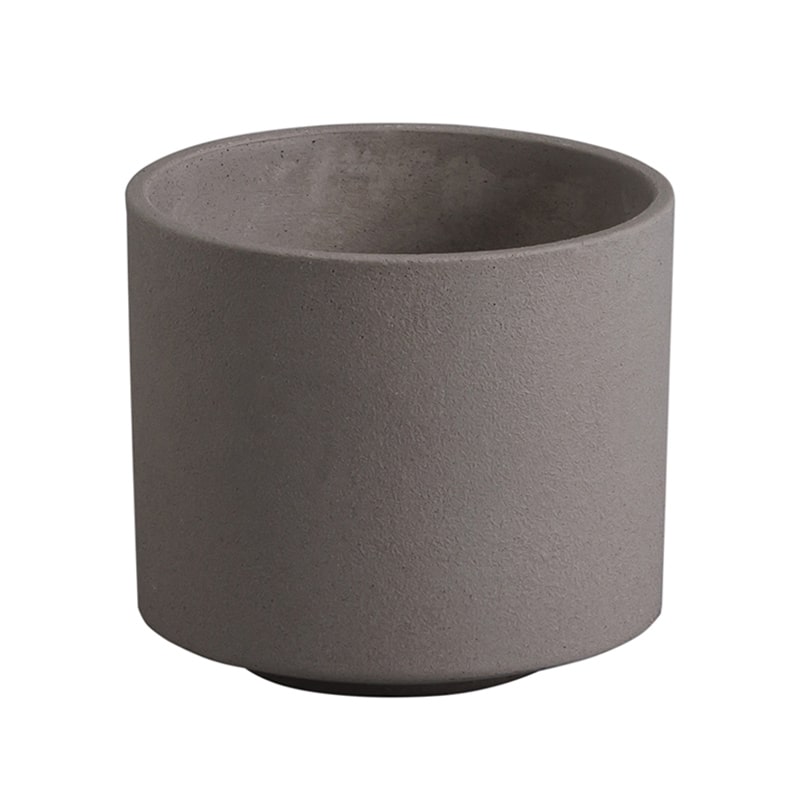 アビテ モノクローム・ポット L グレー GOA-906-GY 1個（ご注文単位4個）【直送品】