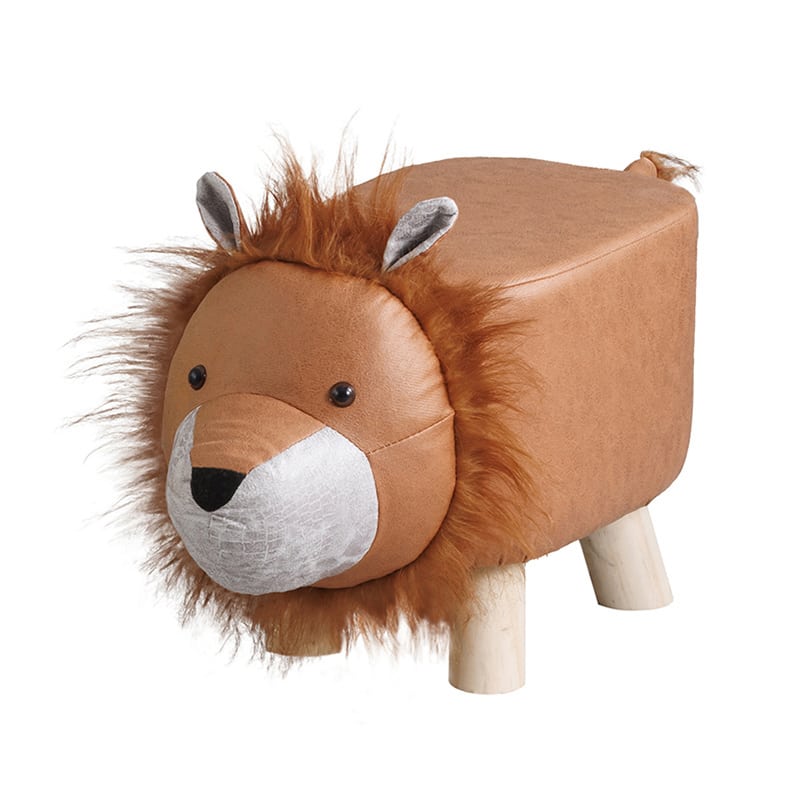 アビテ ティーア・スツール・ライオン ブラウン RD-606-BR 1個（ご注文単位1個）【直送品】