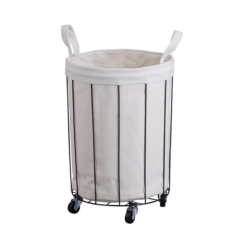 アビテ ワイヤーファブリック・ラウンドカート アイボリー FD-101-IV 1個（ご注文単位1個）【直送品】