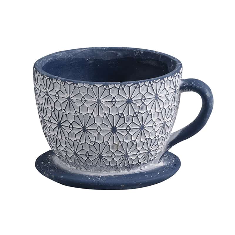 アビテ タッス・ティーカップ L ネイビー JK-506-NV 1個（ご注文単位2個）【直送品】