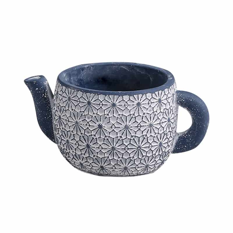 アビテ タッス・ティーポット M ネイビー JK-508-NV 1個（ご注文単位3個）【直送品】