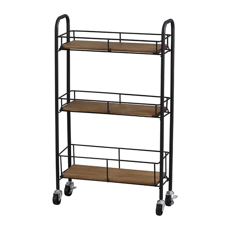 アビテ スレン・スリムカート ブラック ZU-601-BK 1個（ご注文単位1個）【直送品】