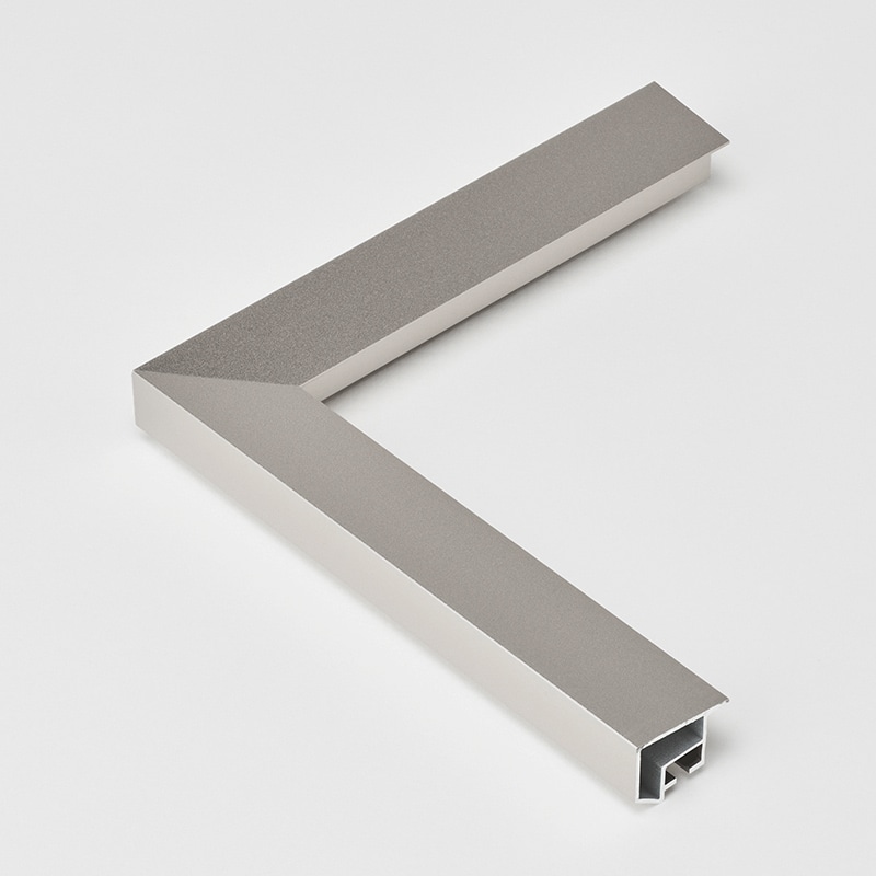 アルナ デッサン額・ポスターパネル SLICE MO判 900×700mm マットシルバーフレーム 1個(ご注文単位1個)【直送品】