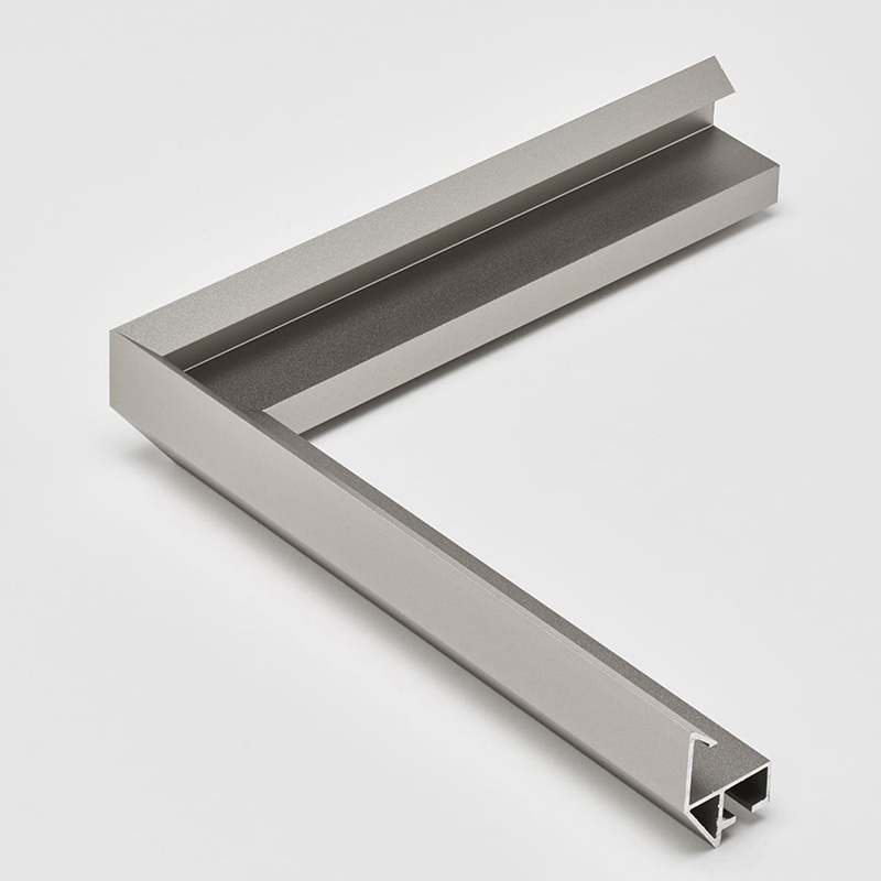 アルナ デッサン額・ポスターパネル CUT ポスターC 802×602mm マットシルバーフレーム 1個(ご注文単位1個)【直送品】