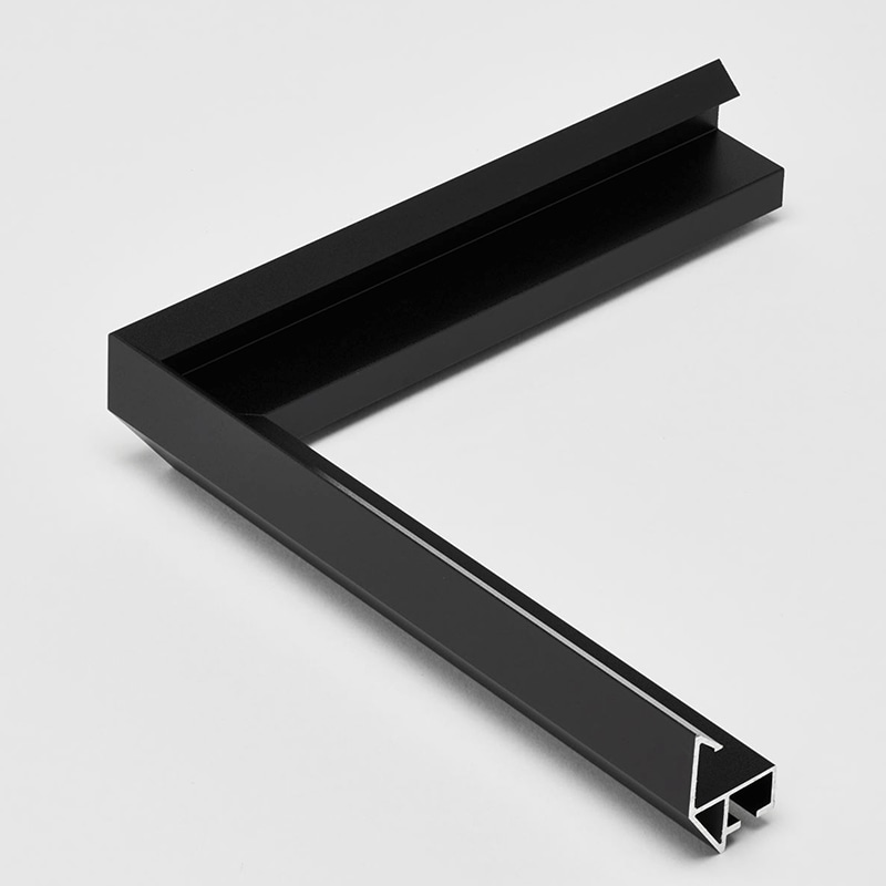 アルナ デッサン額・ポスターパネル CUT ポスターD 917×612mm マットブラックフレーム 1個(ご注文単位1個)【直送品】