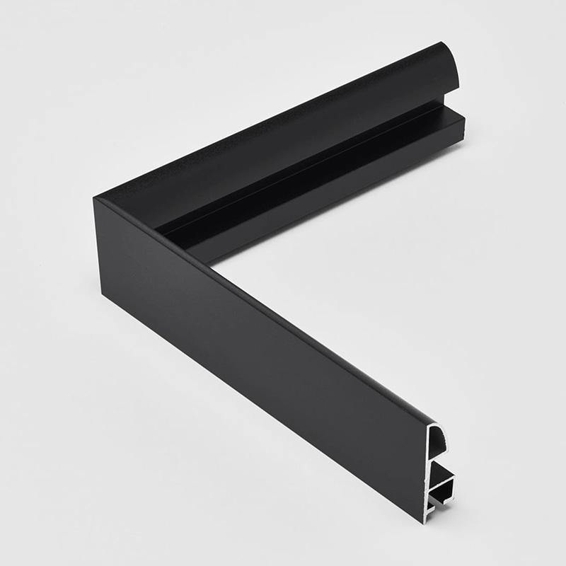 アルナ デッサン額・ポスターパネル LEAN A3ノビ 483×329mm マットブラックフレーム 1個(ご注文単位1個)【直送品】