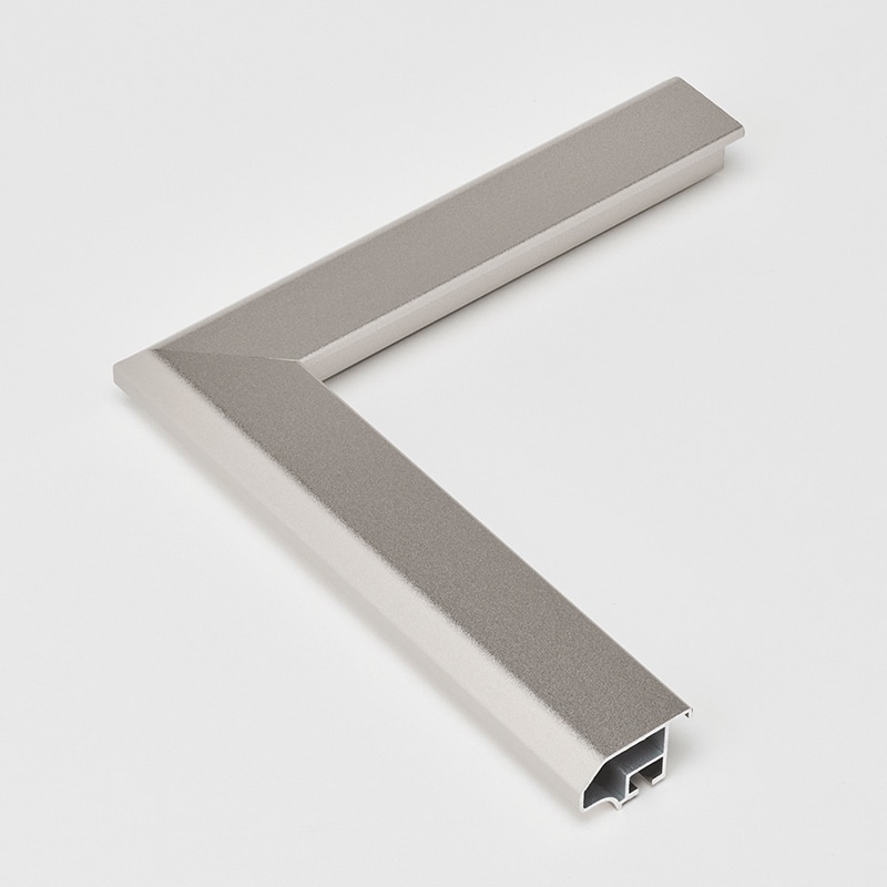 アルナ デッサン額・ポスターパネル FILLET A3ノビ 483×329mm マットシルバーフレーム 1個(ご注文単位1個)【直送品】