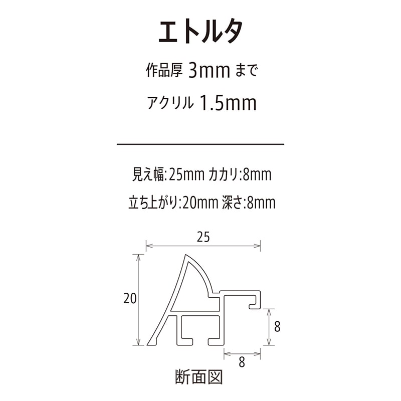 アルナ デッサン額　エトルタ B-2　728×515mm エメラルドグリーンフレーム 1個（ご注文単位1個）【直送品】