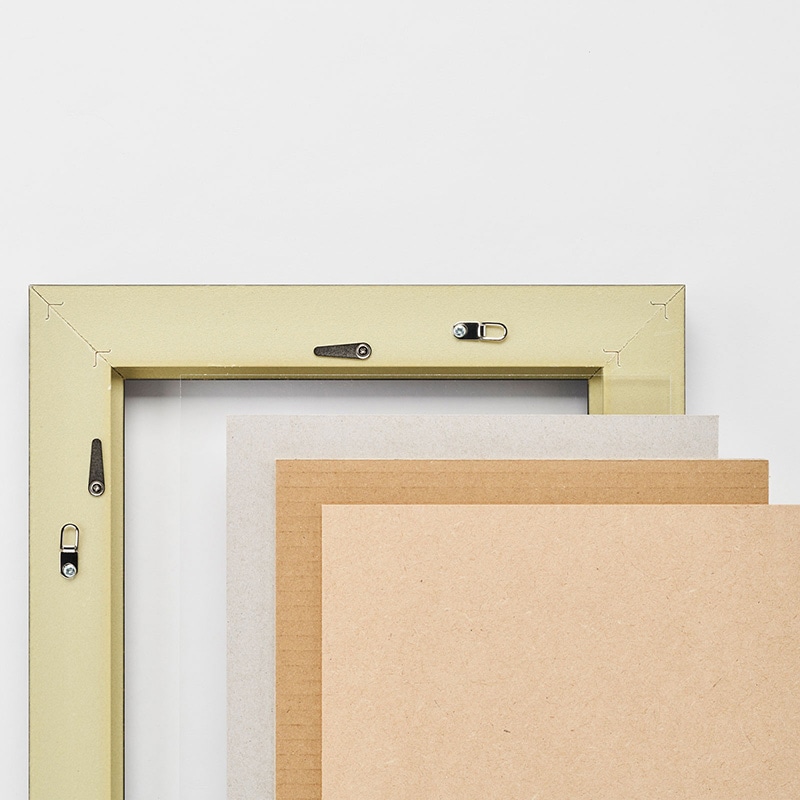 アルナ デッサン・書道額 1644 500角 ホワイトフレーム 1個(ご注文単位1個)【直送品】