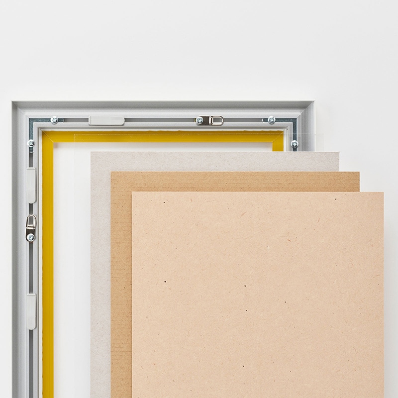 アルナ デッサン額 CF 面金付き 300角 シルバーフレーム 1個(ご注文単位1個)【直送品】