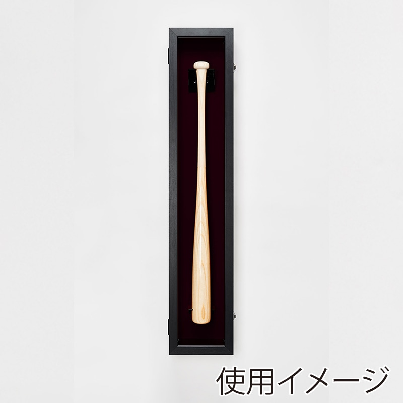 アルナ バットケース　前開き式 UVアクリル ビターフレーム／黒別珍 1個（ご注文単位1個）【直送品】