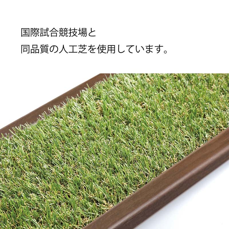 アルナ バットケース 人工芝仕様 CF 卓上専用 通常アクリル オークフレーム 1個(ご注文単位1個)【直送品】