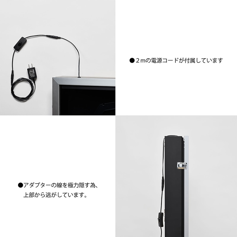 アルナ LEDユニフォームケース 前開き式 L UVアクリル シルバーフレーム/ベージュ細布 1個(ご注文単位1個)【直送品】