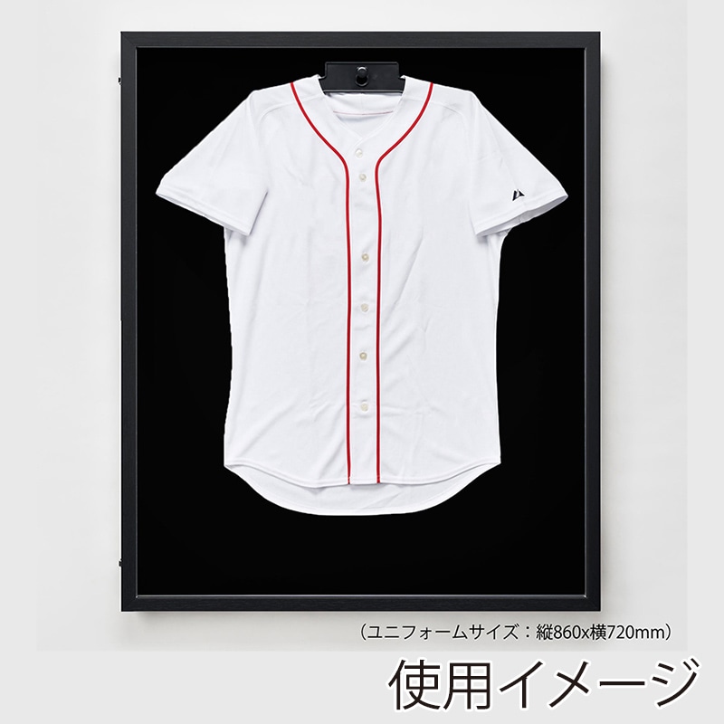 アルナ LEDユニフォームケース 前開き式 L UVアクリル ビターフレーム/黒別珍 1個(ご注文単位1個)【直送品】