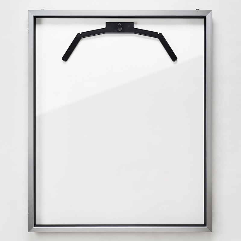 アルナ 前開き式ユニフォームケース ML 両面UVアクリル シルバーフレーム 1個(ご注文単位1個)【直送品】