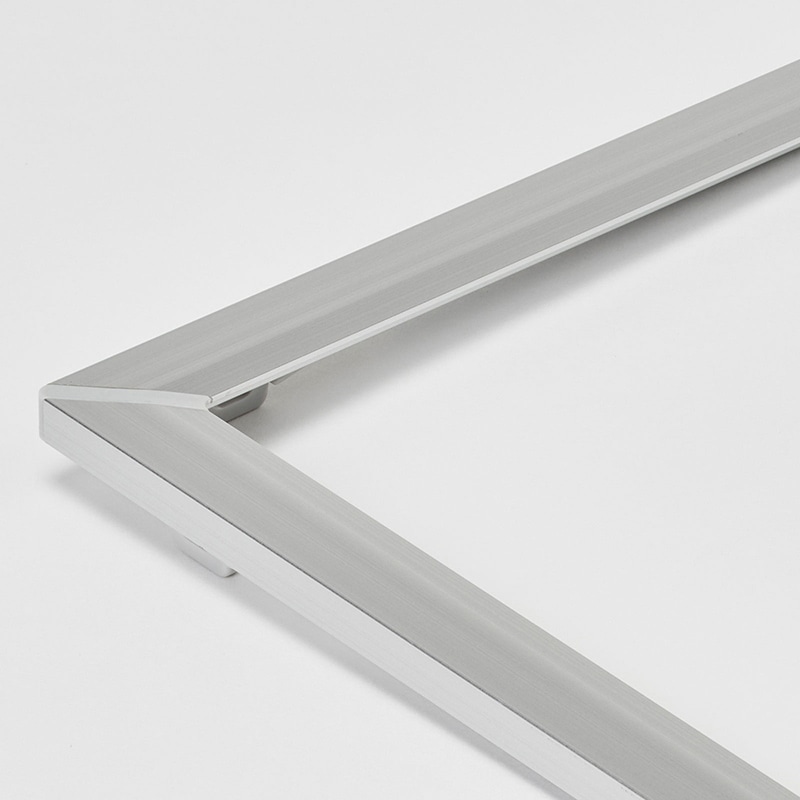 アルナ ポスターパネル Rパネル A-4 297×210mm シルバーフレーム 1個(ご注文単位1個)【直送品】