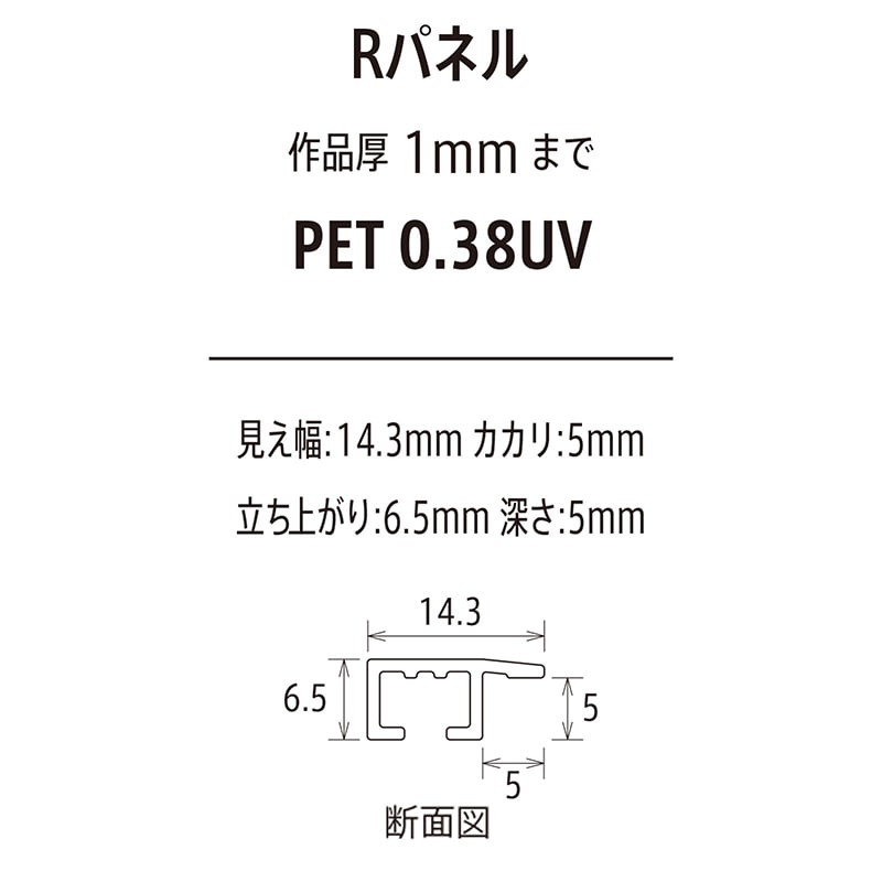 アルナ ポスターパネル Rパネル B-1 1030×728mm シルバーフレーム 1個(ご注文単位1個)【直送品】