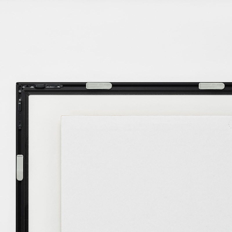 アルナ ポスターパネル Rパネル A-4 297×210mm ブラックフレーム 1個(ご注文単位1個)【直送品】