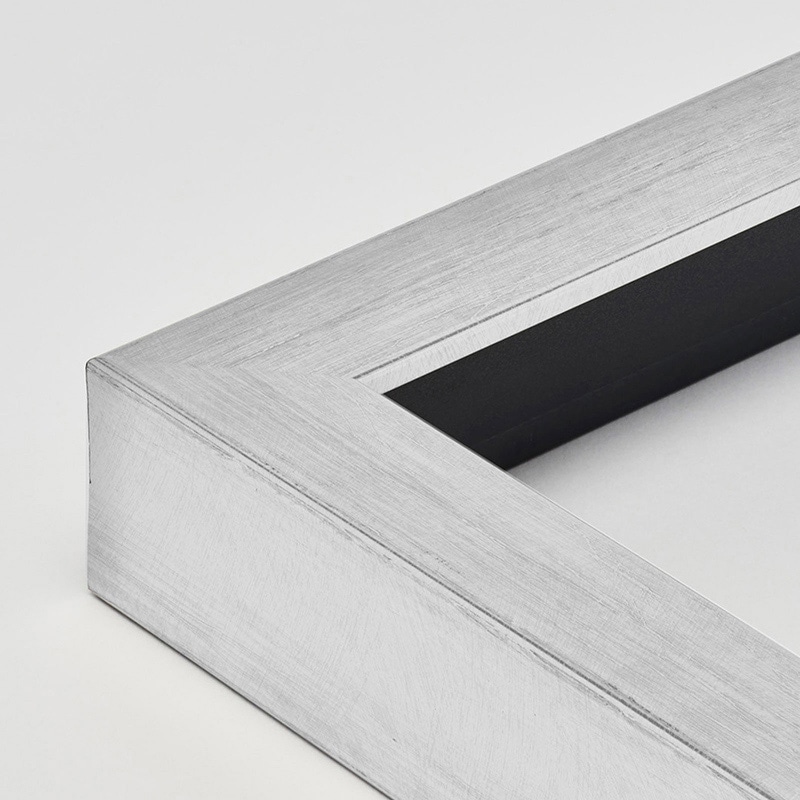 アルナ 油額 ダブルフレーム F-0 179×139mm 白銀色フレーム 1個(ご注文単位1個)【直送品】