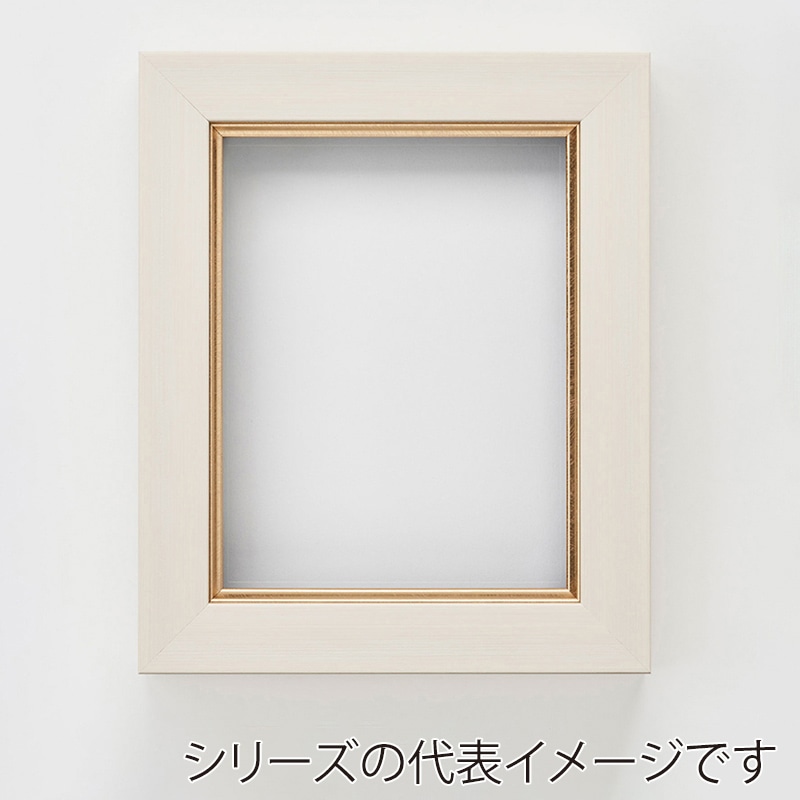 アルナ 油額　ダブルフレーム　面金付き F-0　179×139mm 乳白フレーム 1個（ご注文単位1個）【直送品】