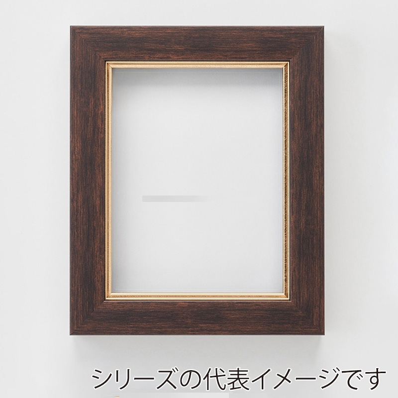 アルナ 油額　ダブルフレーム　面金付き F-10　530×455mm オークフレーム 1個（ご注文単位1個）【直送品】
