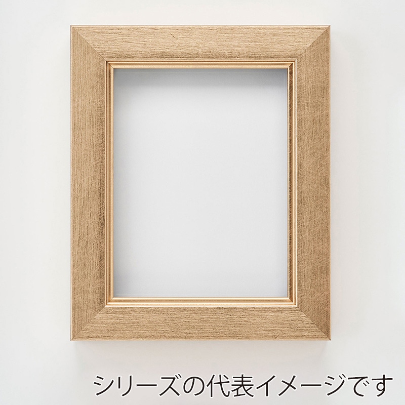 アルナ 油額　ダブルフレーム　面金付き F-12　606×500mm ゴールドフレーム 1個（ご注文単位1個）【直送品】
