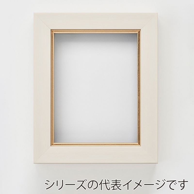 アルナ 油額　ダブルフレーム　面金付き F-15　652×530mm 乳白フレーム 1個（ご注文単位1個）【直送品】