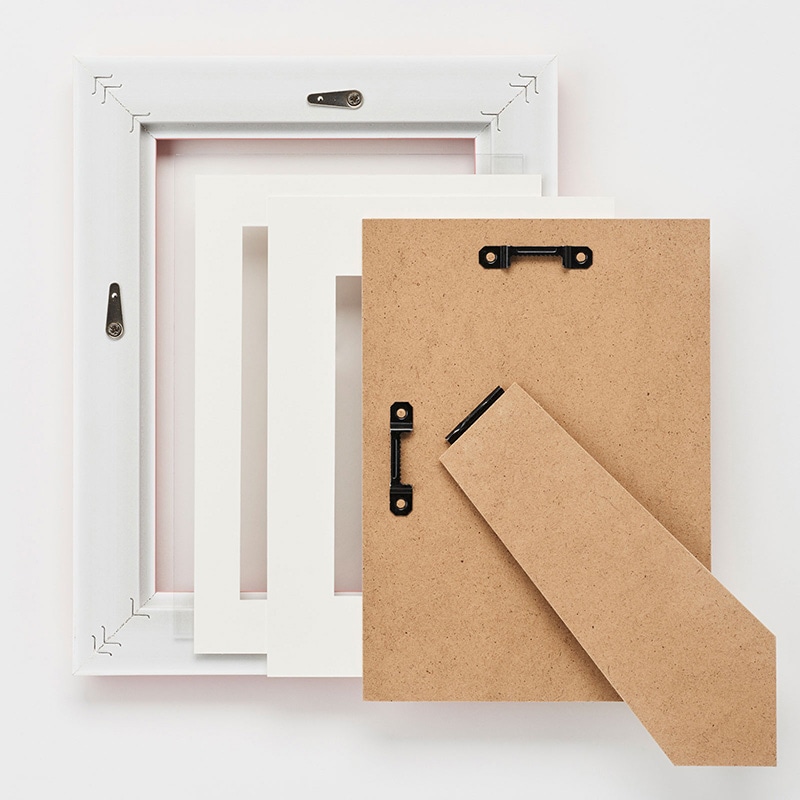 アルナ デッサン額・ポスターパネル　APS-08 写真　キャビネ・ハガキ判・サービス判 ブルーフレームグレー 1個（ご注文単位1個）【直送品】