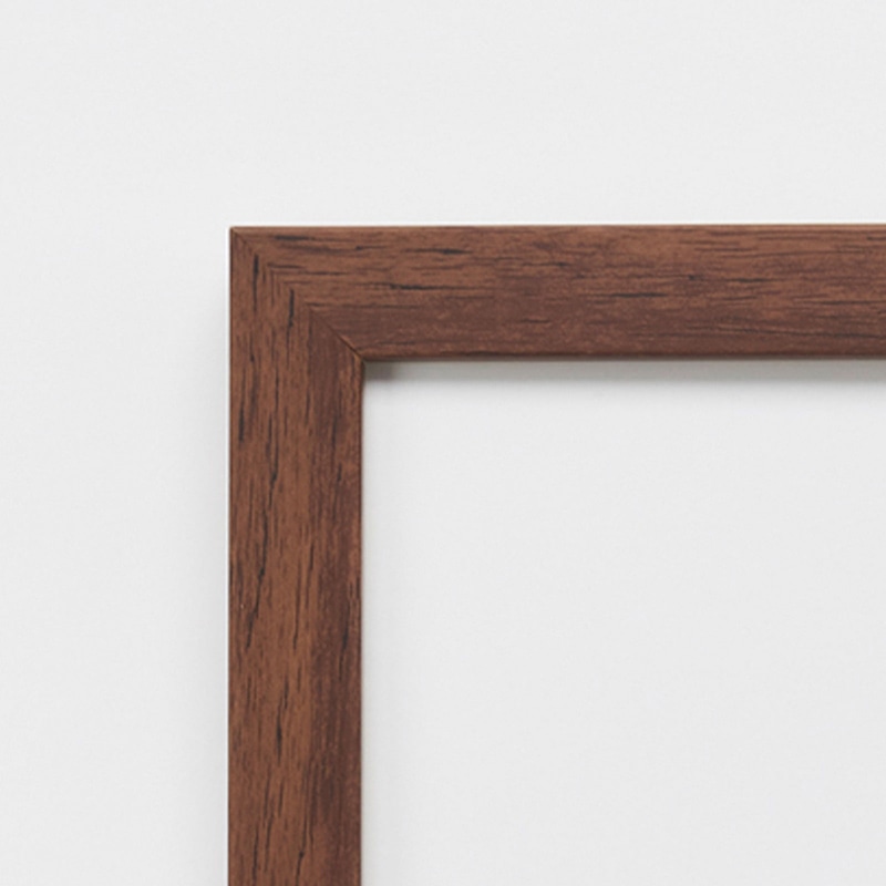 アルナ デッサン額・ポスターパネル APS-08 A-3 420×297mm くるみフレーム 1個(ご注文単位1個)【直送品】