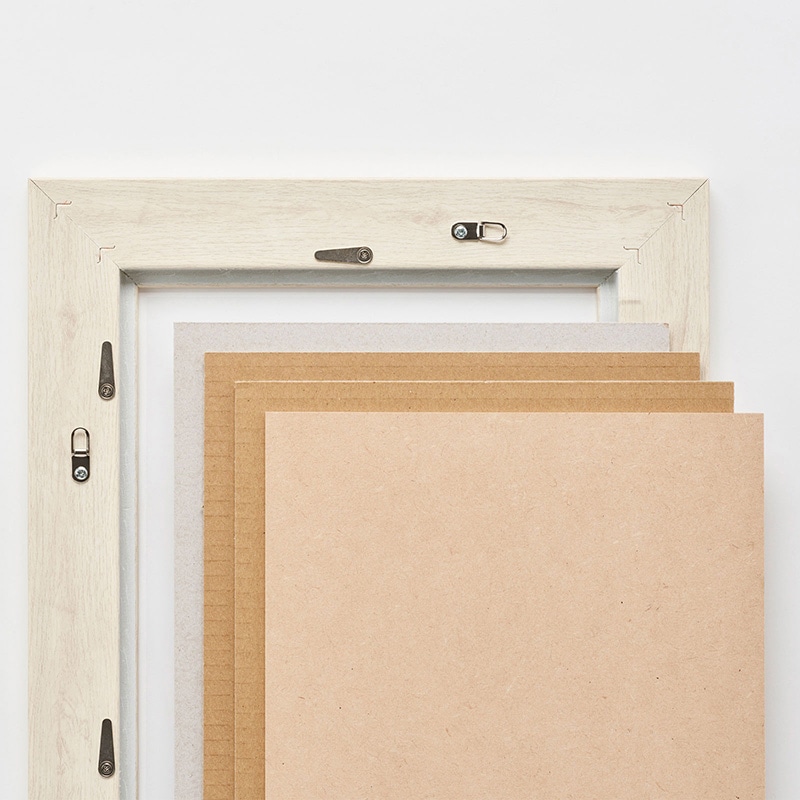 アルナ デッサン額 APS-07 300角 ライトブラウンフレーム 1個(ご注文単位1個)【直送品】