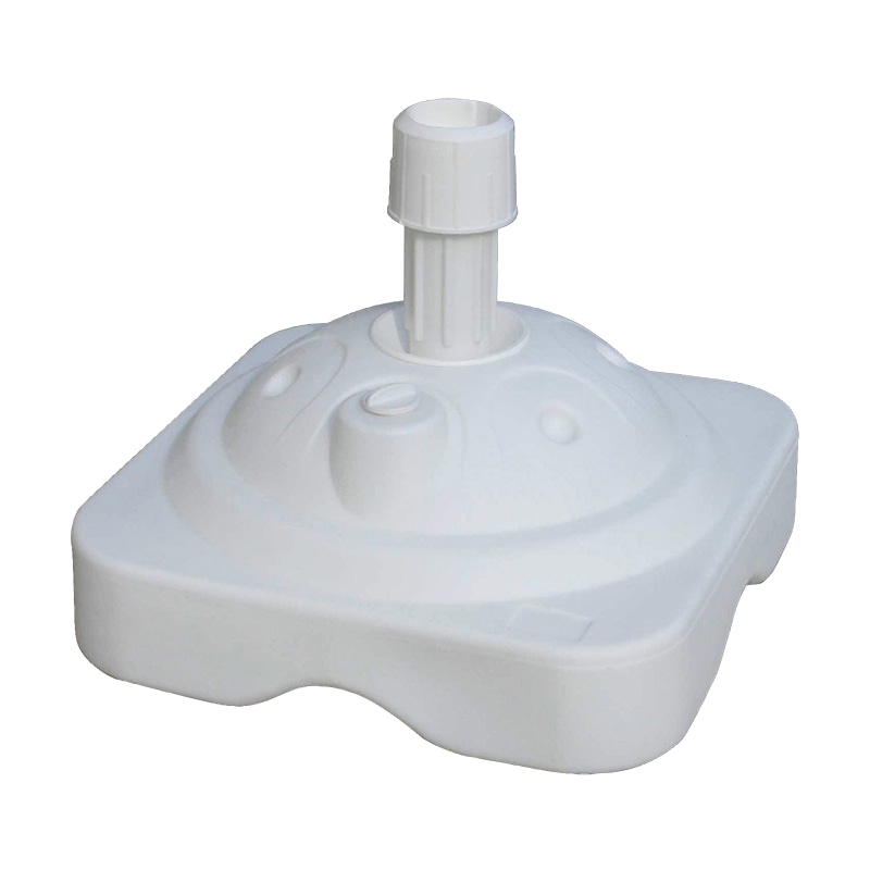 P・O・Pプロダクツ のぼり用ポール台 てんとー君 11L 白 個包装 No.499 1台（ご注文単位1台）【直送品】