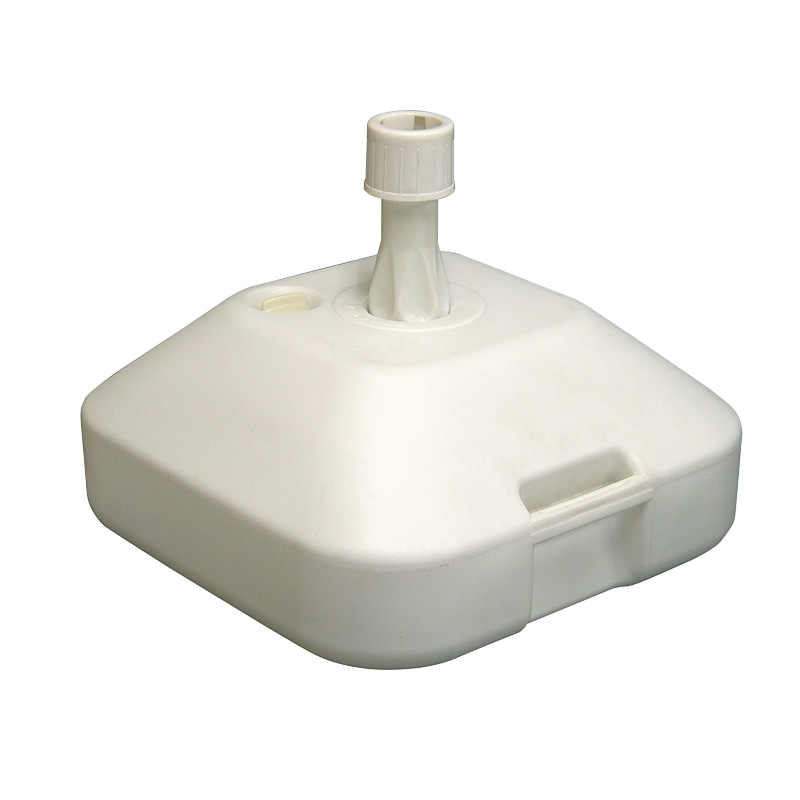 P・O・Pプロダクツ のぼり用ポール台 角型 16L ホワイト No.589 1台（ご注文単位1台）【直送品】