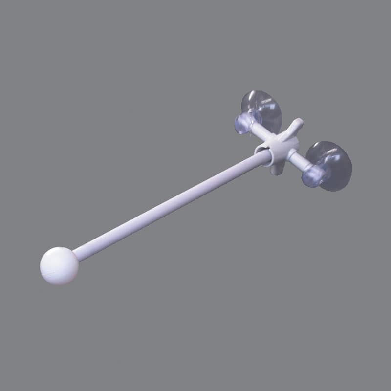 P・O・Pプロダクツ フラッグ専用ポール 割パイプ43cm 2個吸盤式 883 1本(ご注文単位1本)【直送品】