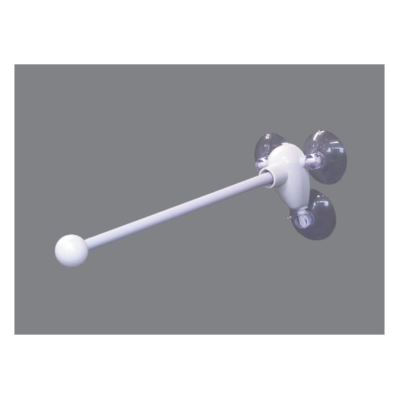 P・O・Pプロダクツ フラッグ専用ポール 割パイプ33cm 3個吸盤式 886 1本(ご注文単位1本)【直送品】