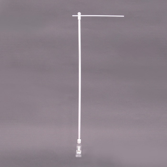 P・O・Pプロダクツ ミニのぼり用 クリップポール 透明クリップ No.931 1個(ご注文単位1個)【直送品】