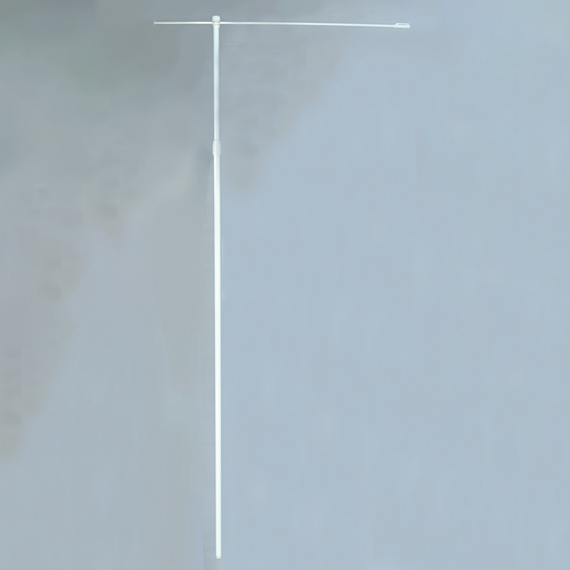 P・O・Pプロダクツ のぼり用強風ポール 3m 白 横棒850mm No.951 1本（ご注文単位1本）【直送品】
