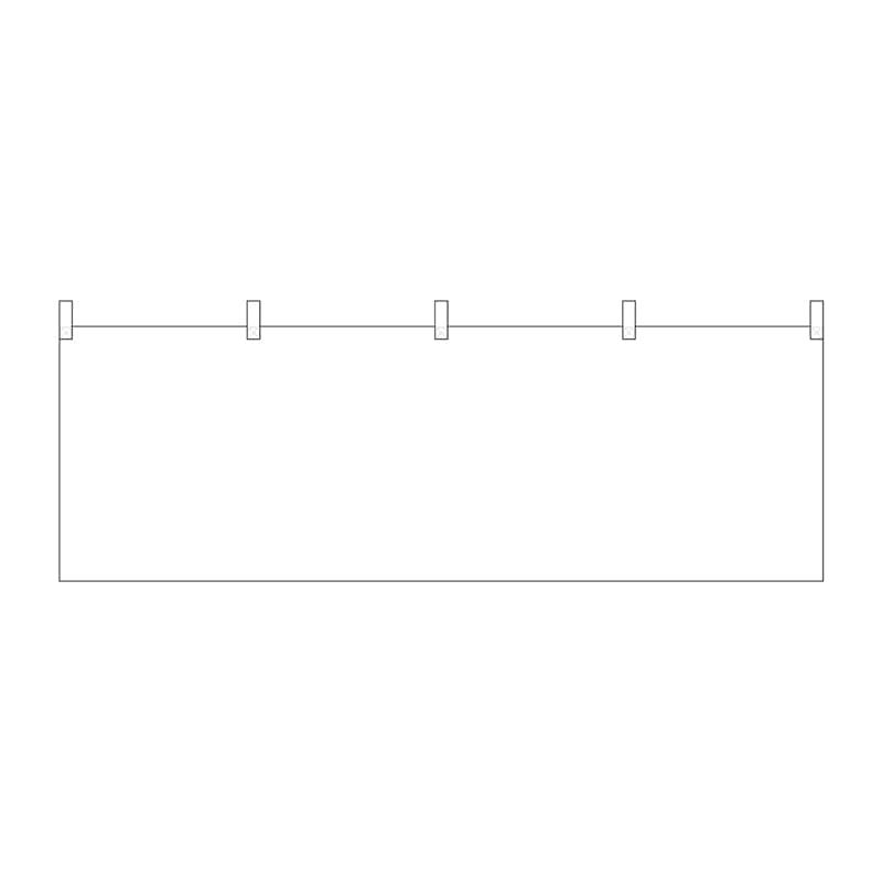 P・O・Pプロダクツ 横幕 白無地 No.1524 1枚（ご注文単位1枚）【直送品】