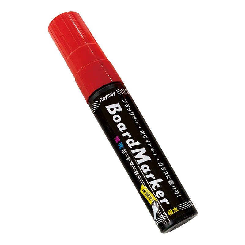 P・O・Pプロダクツ 蛍光ボードマーカー 極太　平芯15mm 1793　レッド 1本（ご注文単位1本）【直送品】