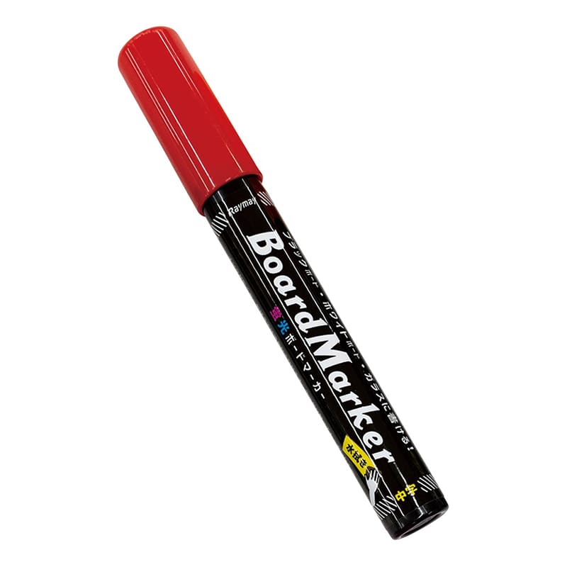 P・O・Pプロダクツ 蛍光ボードマーカー 中字　丸芯2mm 1881　レッド 1本（ご注文単位1本）【直送品】
