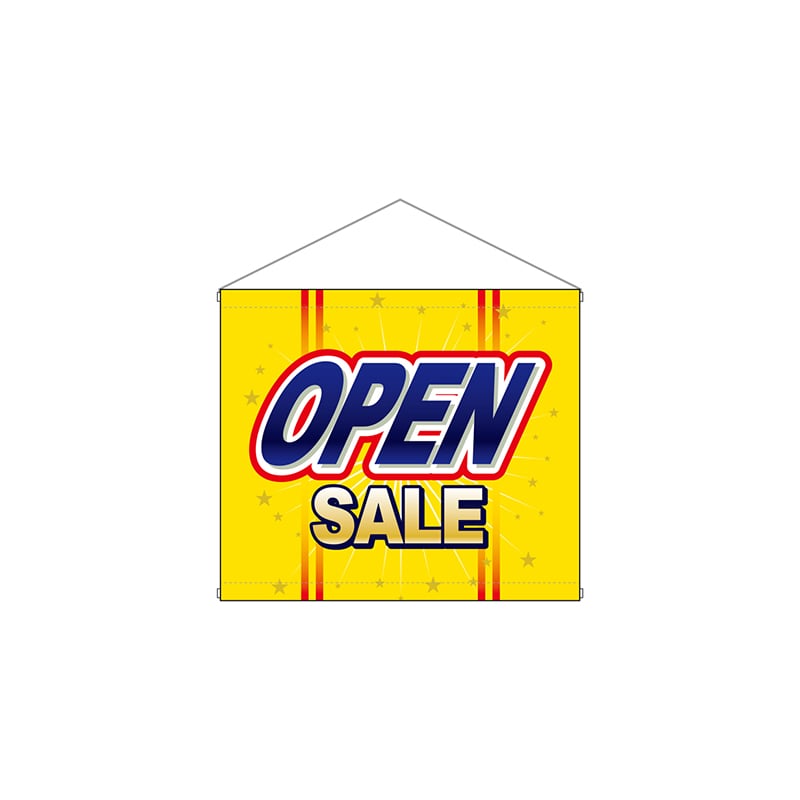 P・O・Pプロダクツ 店内タペストリー　ミニ  4343　OPENSALE 1枚（ご注文単位1枚）【直送品】