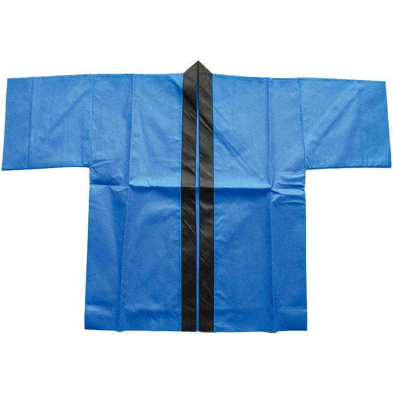 P・O・Pプロダクツ 不織布メッシュハッピ 大 5161 青 1枚(ご注文単位1枚)【直送品】